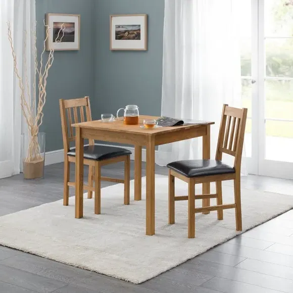 Square Dining Table - Oak, Solid Wood