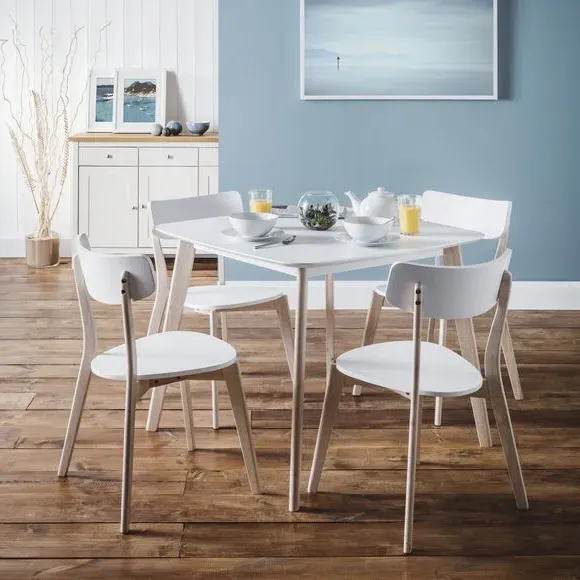 Square Dining Table - White, MDF image