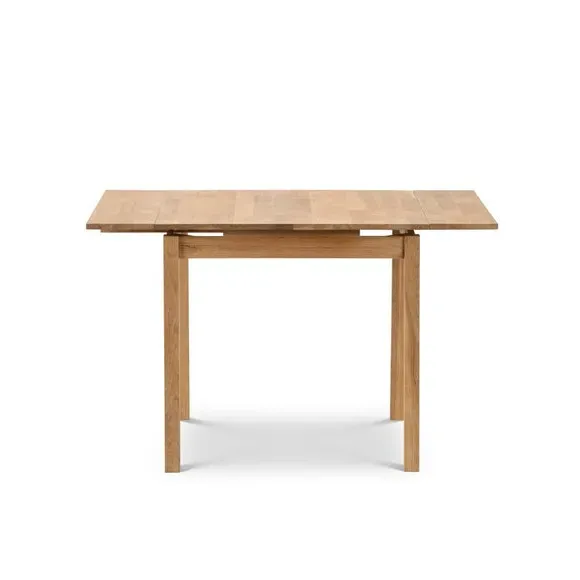 Square Extendable Dining Table - Oak, Solid Wood