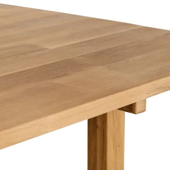 Square Extendable Dining Table - Oak, Solid Wood