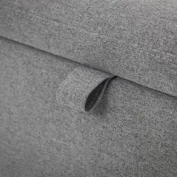 Storage Bench with Lift Top - Grey, Linen