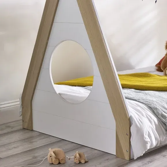 Teepee Bed Frame - White, Wood