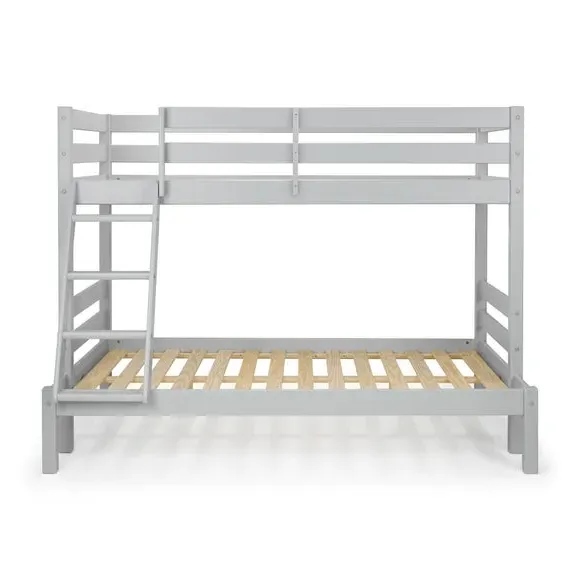 Triple Sleeper Bunk Bed Frame - Dove Grey