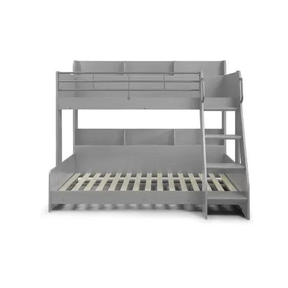 Triple Sleeper Bunk Bed Frame - Grey