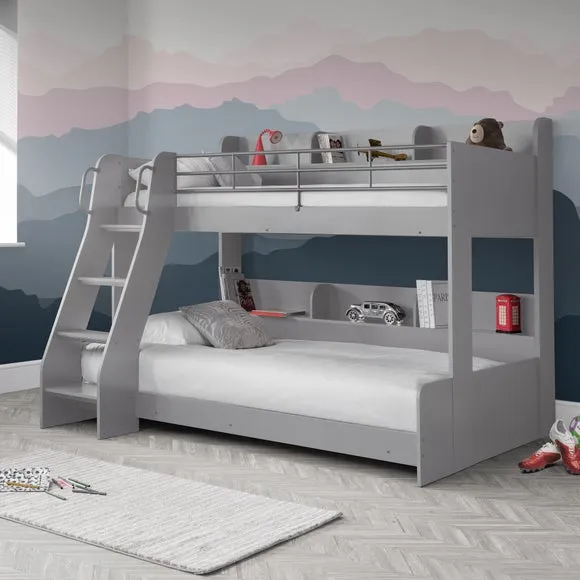 Triple Sleeper Bunk Bed Frame - Grey image