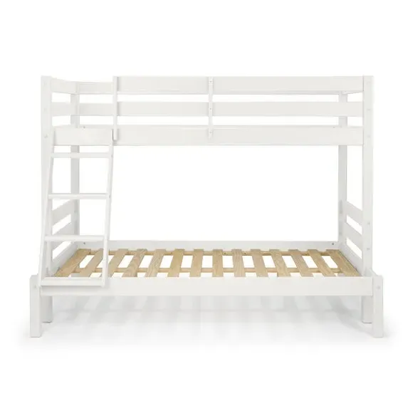 Triple Sleeper Bunk Bed Frame - White