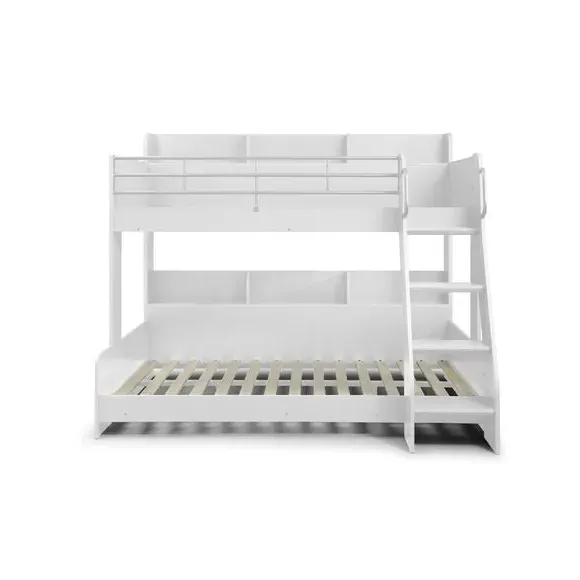Triple Sleeper Bunk Bed Frame - White