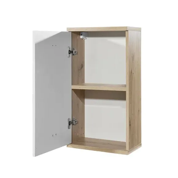 Wall Cabinet with Shelving - White, Wood