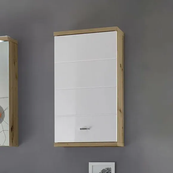 Wall Cabinet with Shelving - White, Wood image