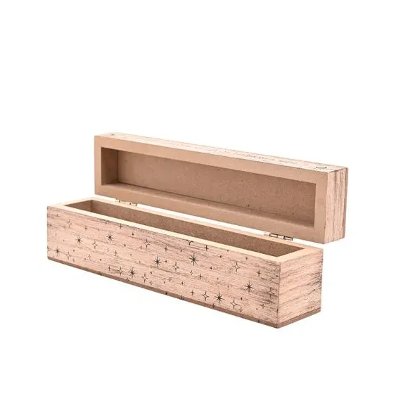 Incense Storage Box with Holder - Brown, Wood