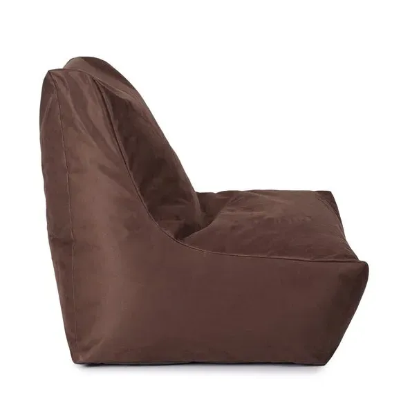 Bean Bag Chair - Chocolate, Faux Suede