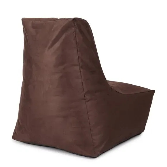 Bean Bag Chair - Chocolate, Faux Suede