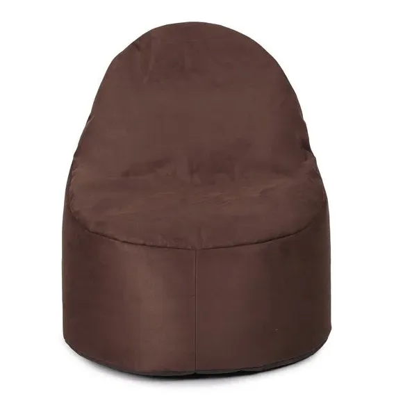 Bean Bag Chair - Chocolate, Faux Suede