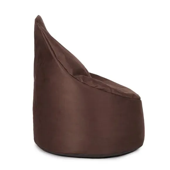 Bean Bag Chair - Chocolate, Faux Suede