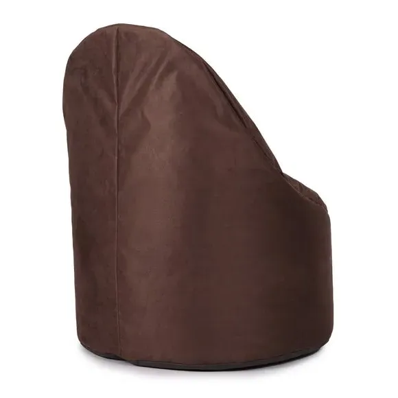Bean Bag Chair - Chocolate, Faux Suede