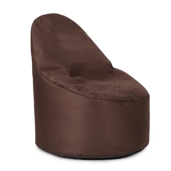 Bean Bag Chair - Chocolate, Faux Suede image
