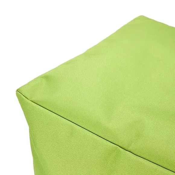 Cube Bean Bag with Zip Opening - Lime