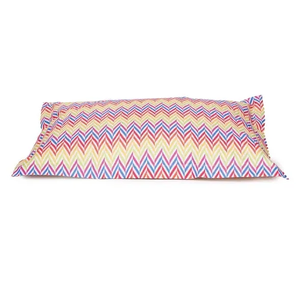 XL Floor Cushion Chevron Print - Multicolor image