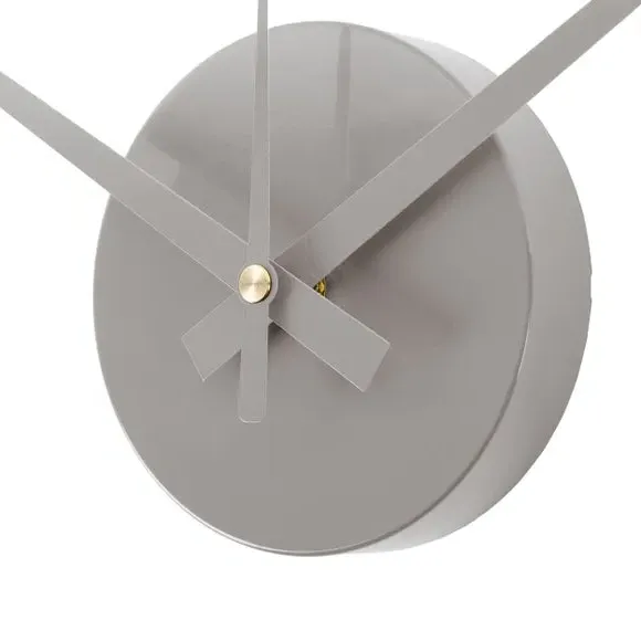 DIY Numbers Wall Clock - Grey