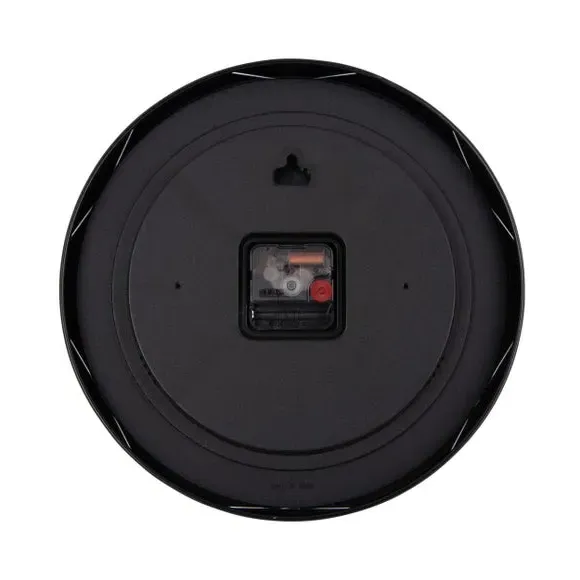 Round Wall Clock with Numbers - White, Iron