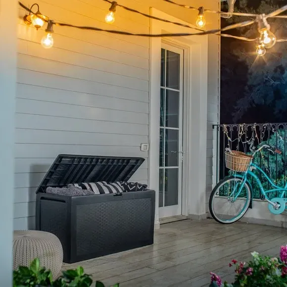 270L Outdoor Storage Box - Anthracite, Resin