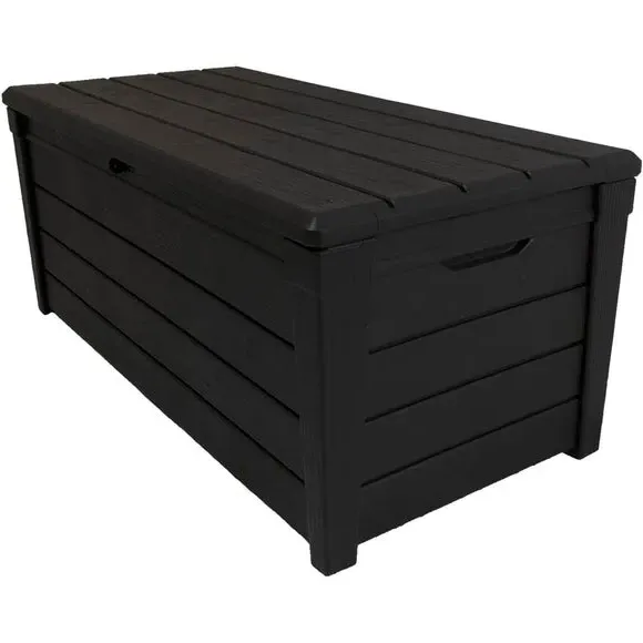 Outdoor Storage Box - Black, Weather-Resistant image
