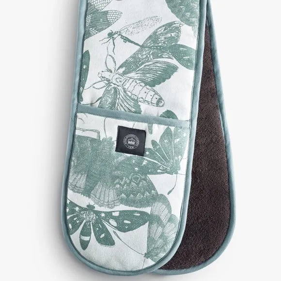 Double Oven Glove - White, Cotton
