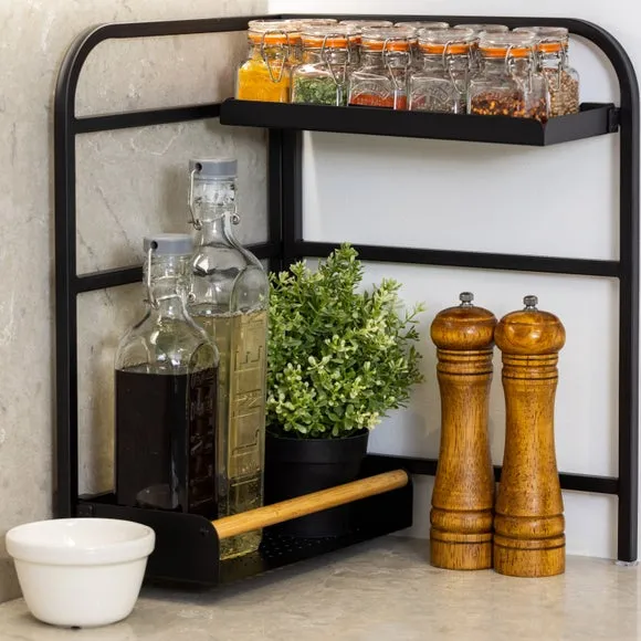 Square Spice Jar with Clip Top - Clear, Glass