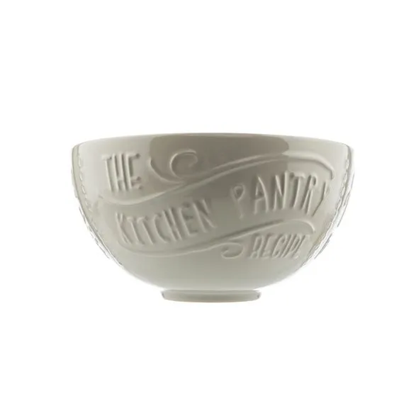 27cm Mixing Bowl with Embossed Design - Grey image