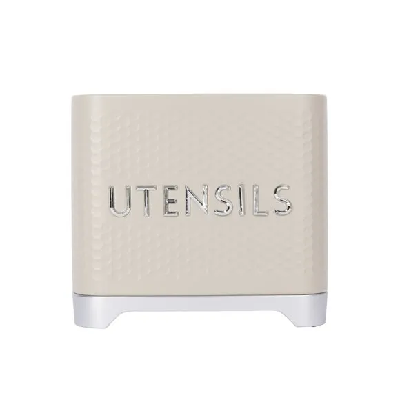 Rectangular Utensil Holder - White, Steel