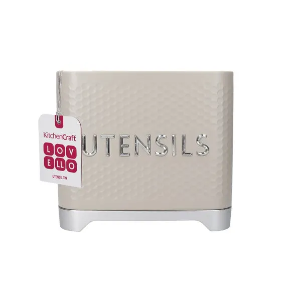 Rectangular Utensil Holder - White, Steel