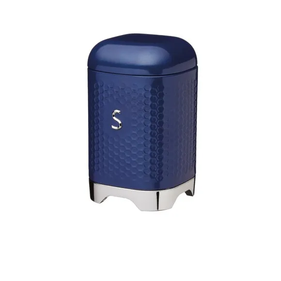 Square Storage Canister with Lid - Black, Steel image
