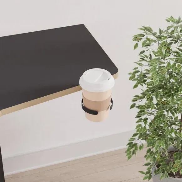 Corner Height Adjustable Desk - Black, Plywood