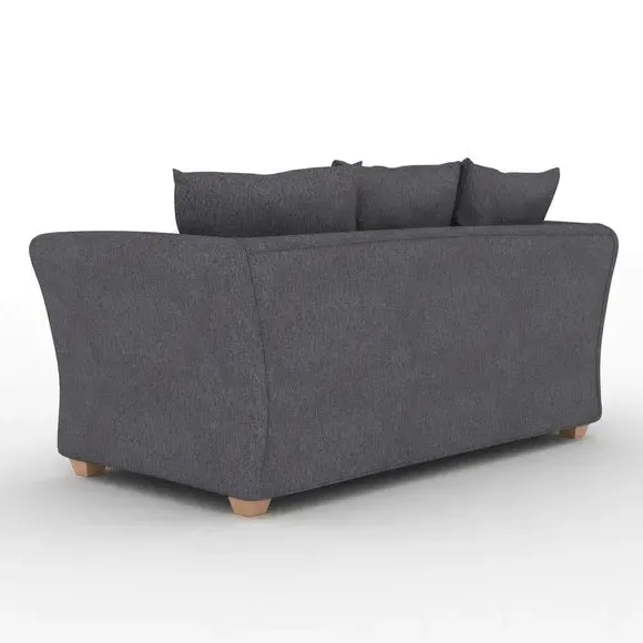 2-Seater Sofa Bed with Storage - Blue, Fabric