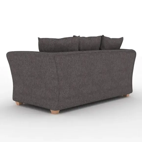 2-Seater Sofa Bed with Storage - Purple, Fabric