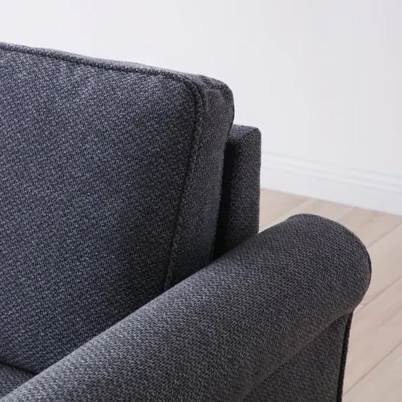 Corner Sofa Bed with Storage - Navy, Fabric