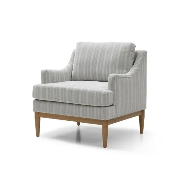 Occasional Chair with Sprung Seat - Natural, Chenille
