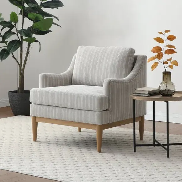 Occasional Chair with Sprung Seat - Natural, Chenille image