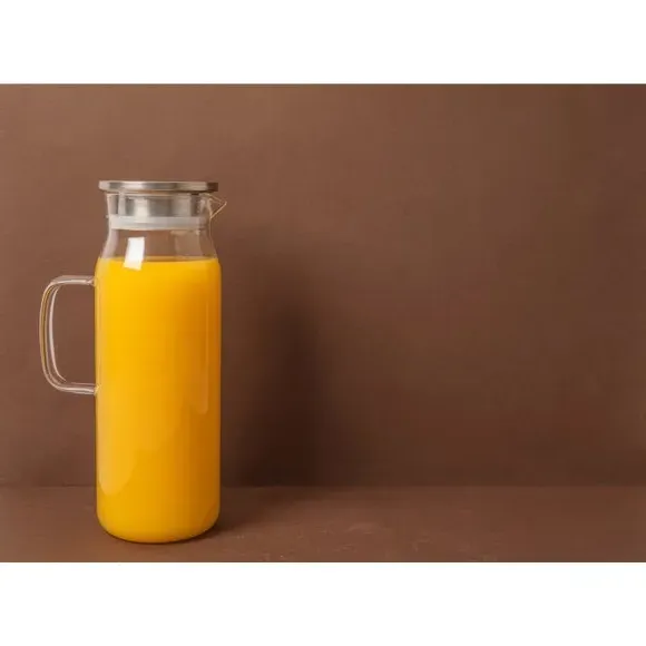 Glass Carafe with Filter - Clear, Borosilicate