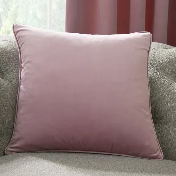 Blackout Eyelet Curtains - Blush, Velvet