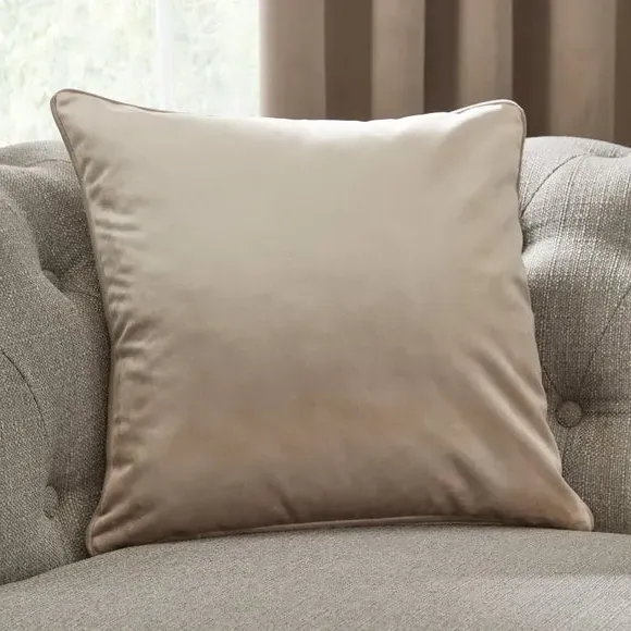 Blackout Eyelet Curtains - Linen, Velvet