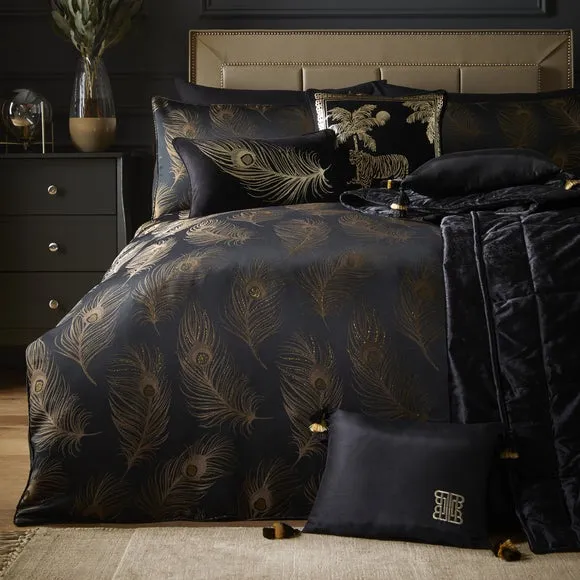 Duvet Cover Set with Pillowcase - Gold, Polyester image