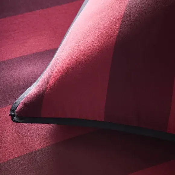 Duvet Cover Set with Pillowcase - Red, Cotton