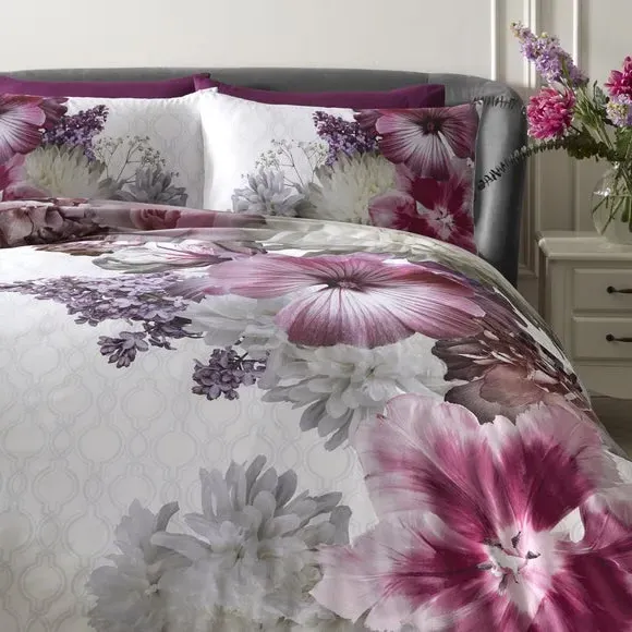 Duvet Cover Set with Pillowcases - Multicolor, Cotton