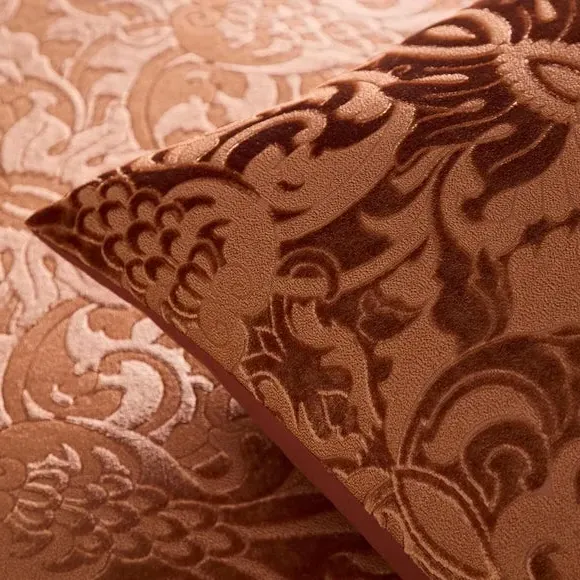 Duvet Cover Set with Pillowcases - Red, Velvet