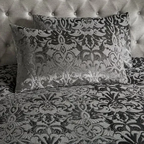 Duvet Cover Set with Pillowcases - Slate, Velvet