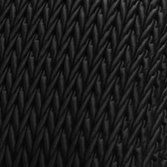 Square Cushion Textured Filled - Black, Velvet