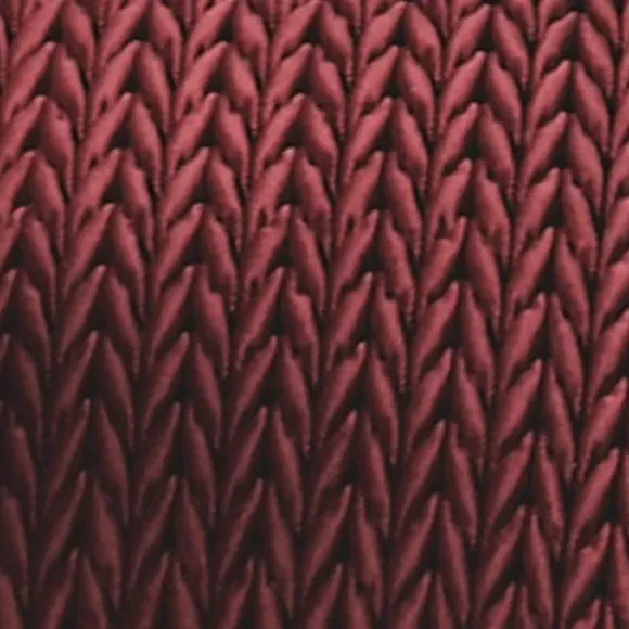 Square Cushion Textured Filled - Claret, Velvet