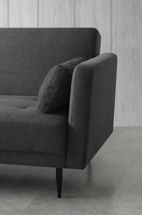 Corner Sofa Bed with Clic Clac - Steel Grey