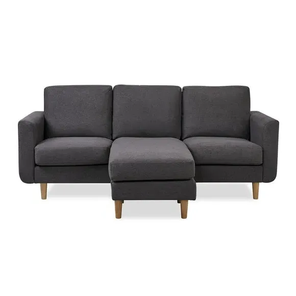 Reversible Corner Sofa - Dark Grey, Fabric